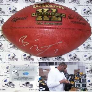   Hand Signed Super Bowl XL Official NFL Football: Sports Collectibles