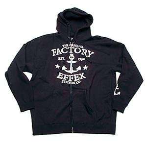  Factory Effex The Original Zip Up Hoody   Medium/Black 