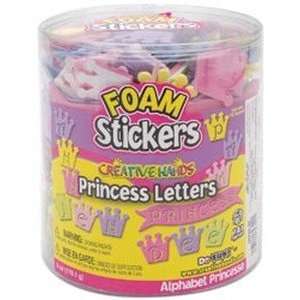  Princess Letters Cool Foam Sticker Bucket/Wedge 6 Ounces 
