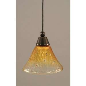   Champagne Crystal Glass Shade Finish Black Copper 