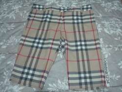 325 NWT Burberry London Nova Check Womens Shorts Size Sz 10, US Size 