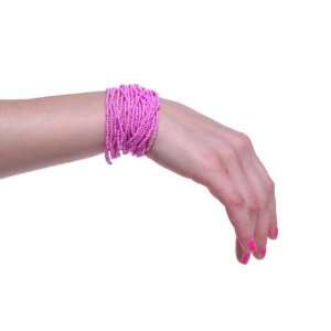  Beaded Bracelets Pink 