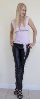 Roberto Cavalli Pink Rhinestone Cut Out dress Top 42/S  
