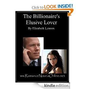 The Billionaires Elusive Lover Elizabeth Lennox  Kindle 