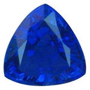  1.27 Carat Loose Blue Sapphire Trillion Cut Jewelry