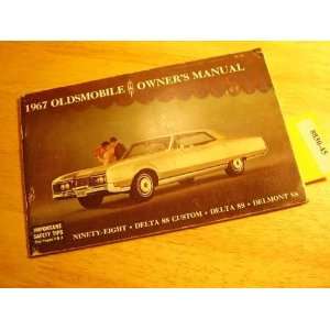    1967 Oldsmobile Ninety Eight & 88 Owners Manual Oldsmobile Books