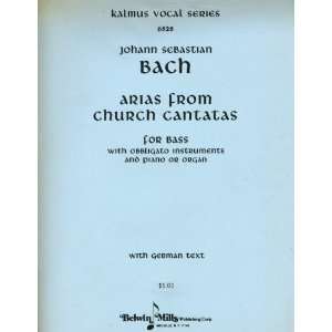  From Church Cantatas for Bass Obbligato Instruments / Piano or Organ 