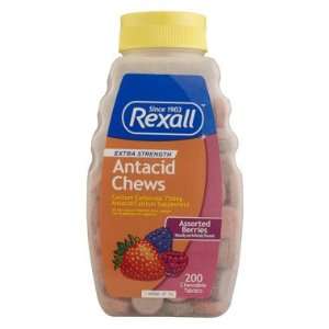  Rexall Antacid Chews   Assorted Berry Flavors, 200 ct 