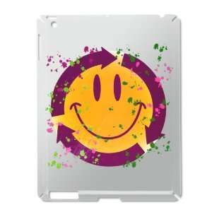  iPad 2 Case Silver of Recycle Symbol Smiley Face 