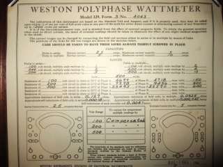   Wattmeter Model 329 w/ Instruction Manual Daystrom Inc.  