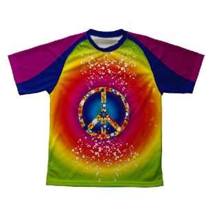  Tie Dye Hippy Technical T Shirt for Men: Sports & Outdoors