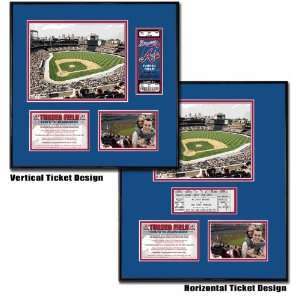  Atlanta Braves   Turner Field   Ballpark Ticket Frame 