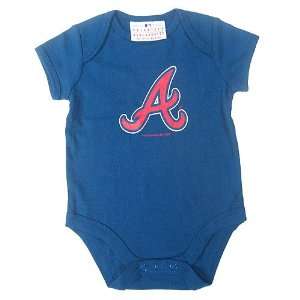  New MLB Atlanta Braves Baby Outfit Blue