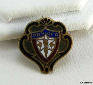 PATRIOTIC ORDER SONS OF AMERICA   Vintage POS of A PIN  