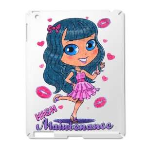  iPad 2 Case White of High Maintenance Girl with Kisses 