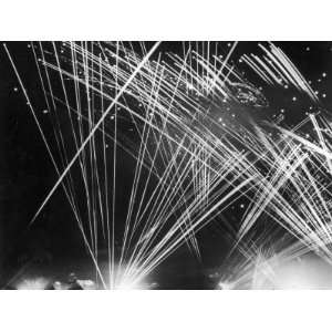  Allied Anti Aircraft Fire Streaking Through the Night 