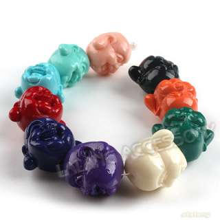 1strings Random Color Smiling Buddha Beads Charm 111371  