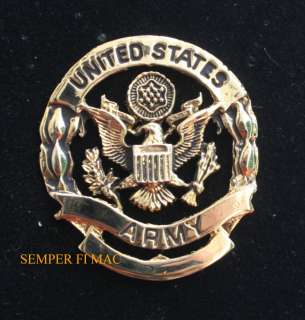 US ARMY BADGE LOGO SEAL USA LARGE XL PIN  