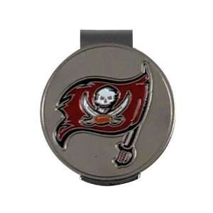  Bucs Buccaneers Hat Clip W/ Golf Ball Markers/Chips