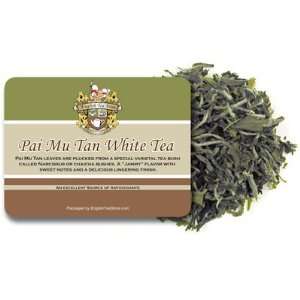 Pai Mu Tan White Tea   Loose Leaf   2oz  Grocery & Gourmet 
