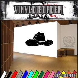  Western Cowboy Hat NS008 Vinyl Decal Wall Art Sticker 