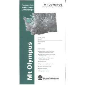  Map Mount Olympus   Surface Management WA DNR Books