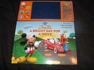 NEW Mickey Mouse Clubhouse light bright board book  