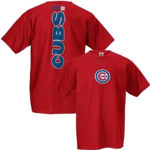  Nike Chicago Cubs Red Down the Line T shirt: Sports 