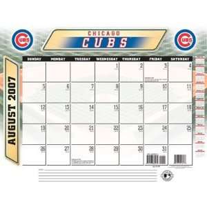  Chicago Cubs 2007   2008 22x17 Academic Desk Calendar 