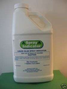 SPRAY INDICATOR BLUE DYE   for accurate spraying Gallon  