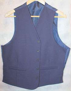 Scottish 5 Button Kilt Waistcoat Pure Wool Navy Vest  