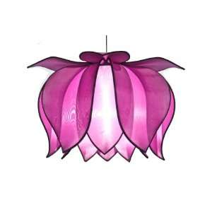  Hanging Blooming Lotus 20 Inches   Purple