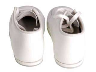 Vintage White Leather Baby Shoes Stride Right NIB 5D  