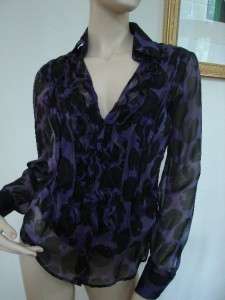 Moschino Cheap And Chic Silk Purple Blouse/Top 42  