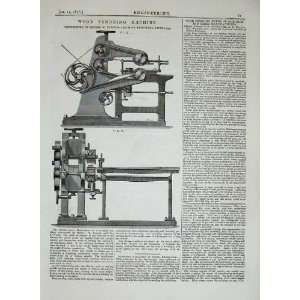  1876 Engineering Wood Tenoning Machine Liverpool