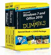 Windows 7 and Office 2010 for Dummies, Book + DVD Bundle (Mixed media 