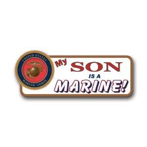  US Marine Pride My Son is a Marine Bumper Sticker Decal 