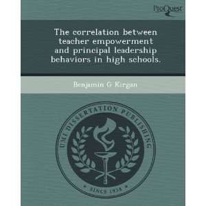 The correlation between teacher empowerment and principal leadership 