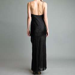 Issue Womens Cowl Neck Beaded Dress  