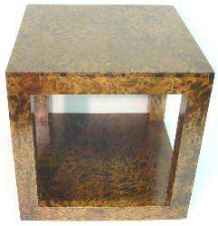 Mango Wood Cube Accent Table (Thailand)  Overstock