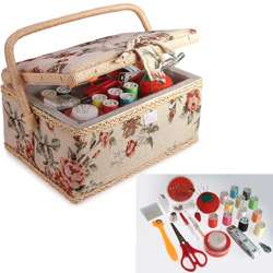 Classic Sewing Basket with Accessories  