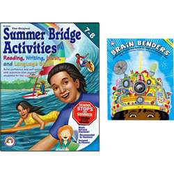 Summer Bridge Activities and Learning Books (Grade 7 8)   