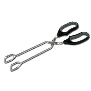   Craft 21591 1 Piece Tongs with Straight Working Ends, Black, 12 Inch