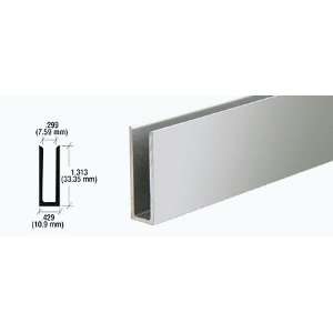  CRL Brite Anodized 1/4 Aluminum U Channel by CR Laurence 
