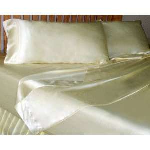  SilkNOW 100% Pure Silk Seamless Sheet Set Queen Ivory 