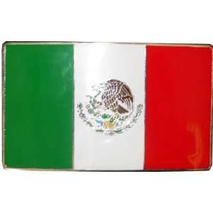  Mexico Flag Belt Buckle 