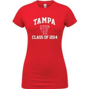 Tampa Spartans Red Womens Class of 2014 Arch T Shirt:  