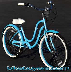   Shimano Tourney 7 speed CF 26 Beach Cruiser Bike Bicycle women BB