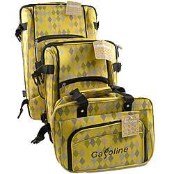 Gasoline 3 piece Rolling Luggage Set  Overstock