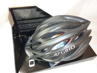 2011Giro Athlon Black Charcoal Bicycle Helmet MED New  